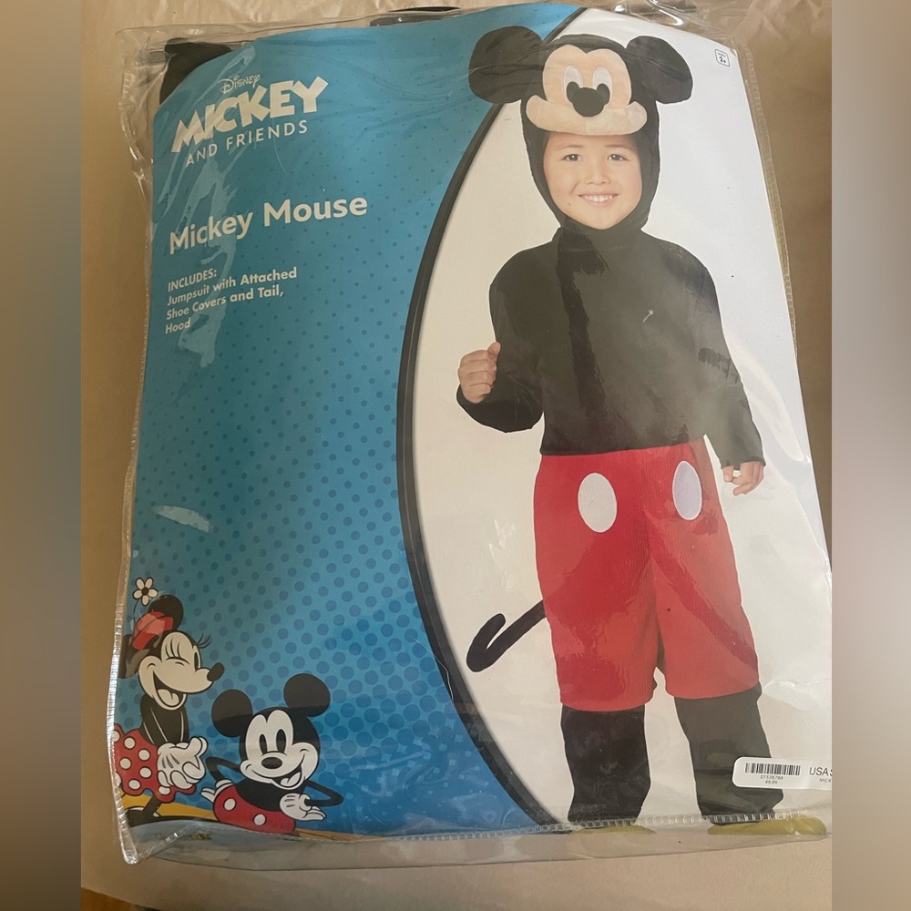 Mickey Mouse costume 2T